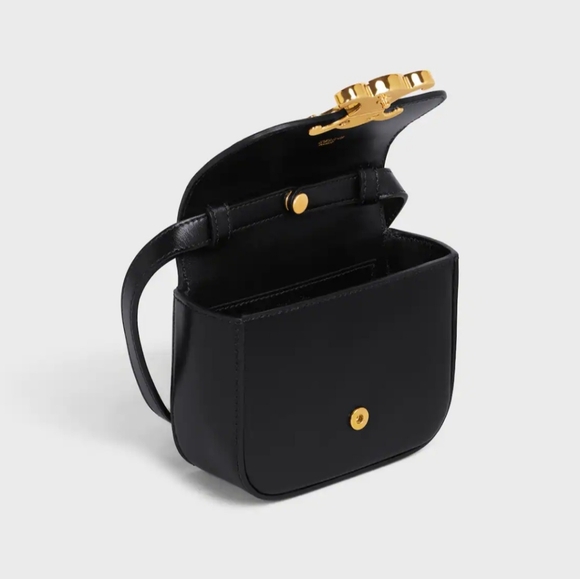 Celine Mini Claude in shiny calfskin - Picture 6 of 10